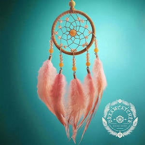 Creative Dreamcatcher Car Pendant with Feathers & Wind Chime | Valentine’s Boho Gift | Home OR Car Hanging Ornament Decor
