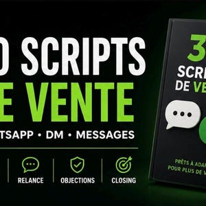 30 meddelandeförsäljningsskript — WhatsApp, DM, uppföljningar och invändningar