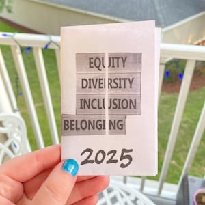 Equity,Diversity,Inclusion, Belonging 2025 zine-political zine