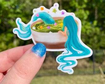 Matcha Mermaid Sticker