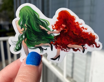 Chappell Roan Sticker / Sticker of Subway music video Hair Girls
