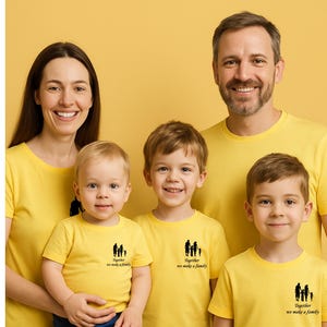 Gift for Mom Dad Kids, Together We Make a Family Tee, Matching Family Shirts, Personalized Family Reunion Gift, Custom Family Quote Shirts