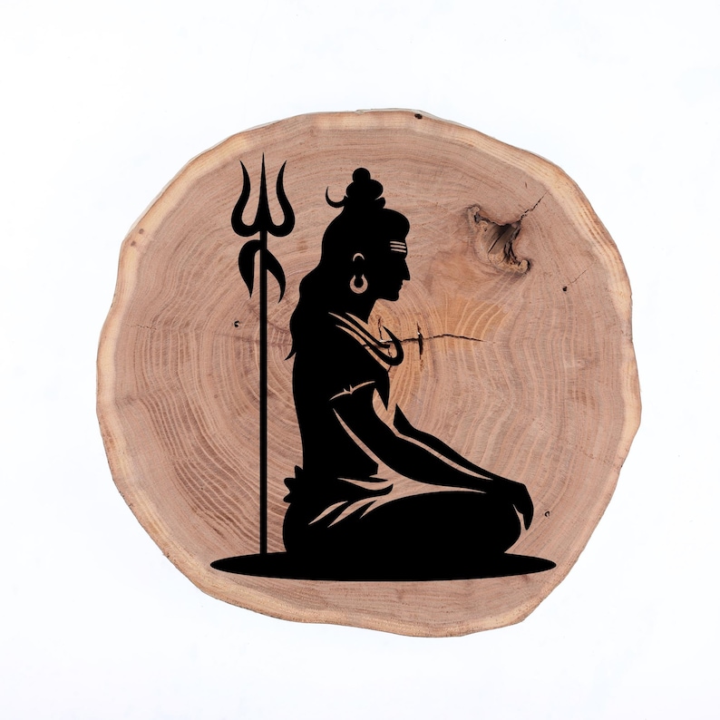 Lord Shiva SVG Bundle, Aadiyogi Hindu God Clipart, Meditation Yoga ...