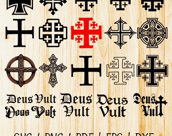 Adesivo Sticker Croce Di Gerusalemme Templare Bandiera Crociate - Foto 6