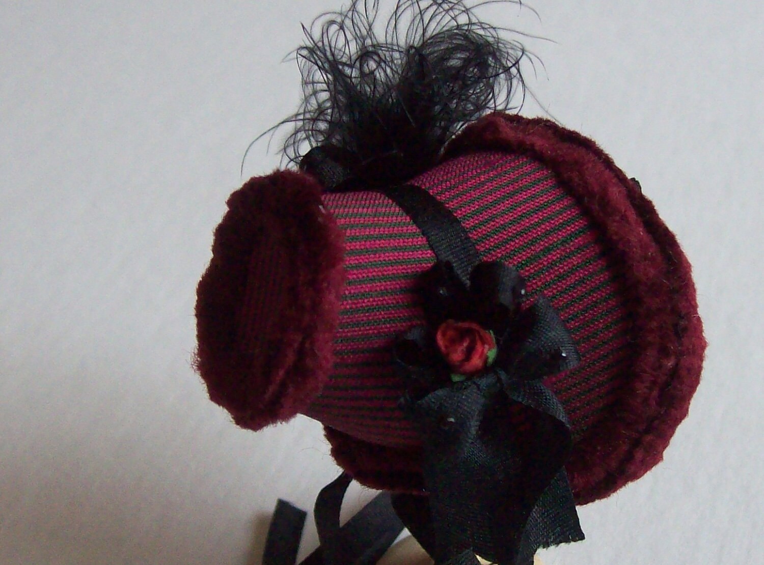 1/12 Dollshouse Handmade Winter Bonnet and Muff - Etsy UK