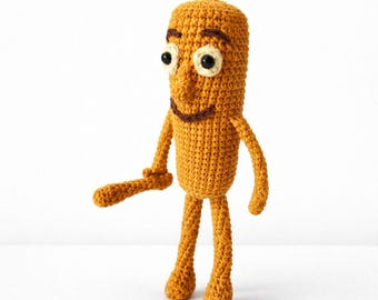 Tung Tung Tung Sahur Crochet Pattern (PDF), Italian Brainrot Amigurumi Toy Tutorial Plush Meme Doll