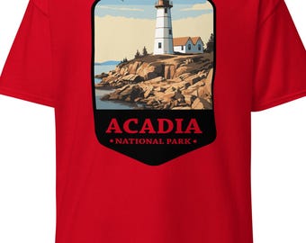 Acadia National Park T-Shirt: Unisex Outdoor Adventure Tee