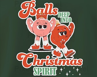 SVG y PNG con divertido diseño navideño para adultos (descarga digital)