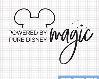 Disney Magic SVG, Vacaciones familiares, Archivo de corte de silueta de Cricut (Descarga digital)