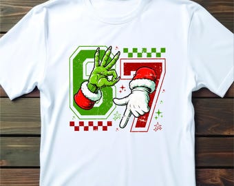 Camiseta con el meme número 67: Camiseta gráfica divertida sobre la cultura de internet, camiseta unisex moderna con memes.