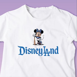 Sudadera de Minnie o Mickey LA, camiseta de Disney LA, regalo divertido para fanáticos del béisbol, camiseta deportiva de Disneyland imagen 3