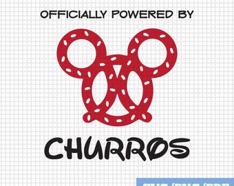 Archivo SVG de Disney Churro para camiseta de viaje familiar (descarga digital)