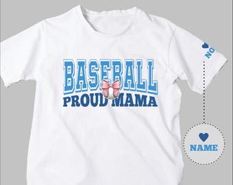 Camiseta Baseball Proud Mama / Camiseta unisex suave para el día del juego