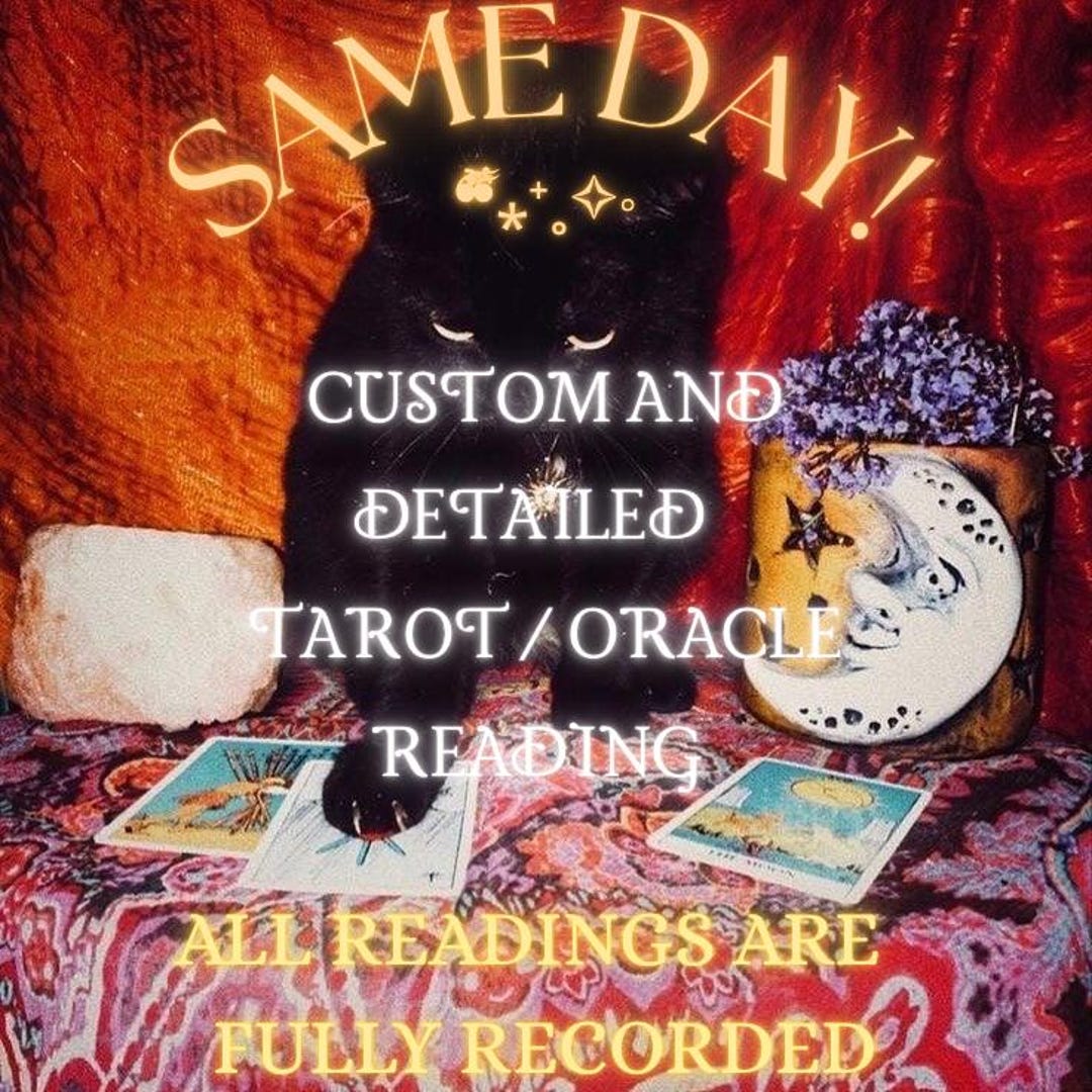 In-depth Recorded Same Day Tarot or Oracle Card Reading: Love, Spirit ...