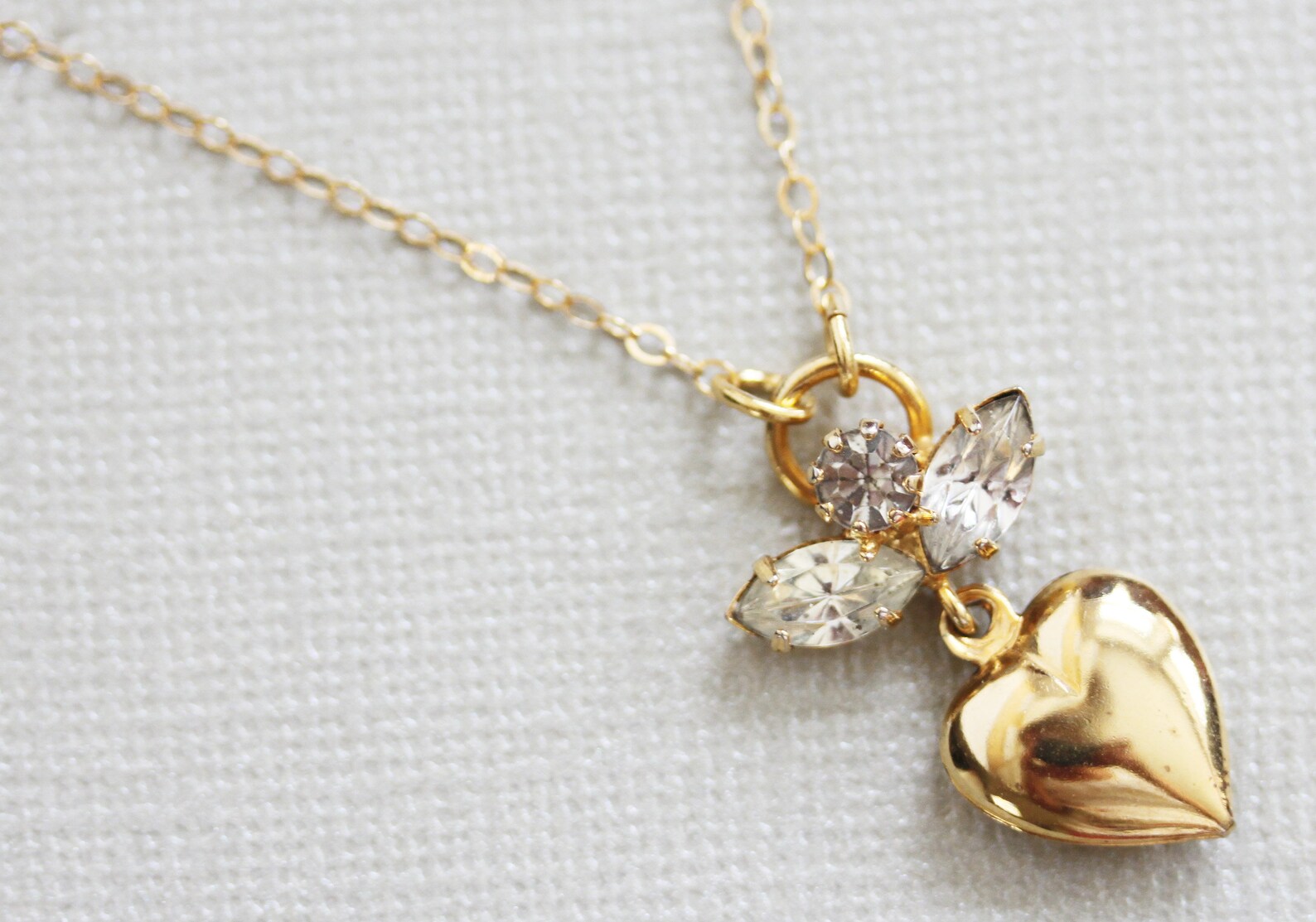 Vintage Tiny Angel Necklace Gold Angel Necklace Romantic Etsy