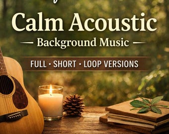 Calm Acoustic Background Music – High-Quality WAV Pack