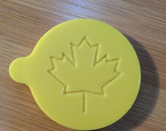 Couvercle de boîte (conception feuille d'érable)