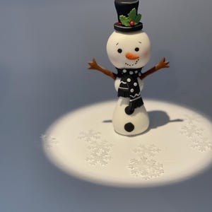 cake topper Santa Snowman reindeer igloo penguin