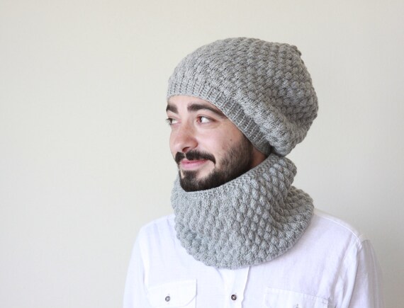 mens matching hat and scarf