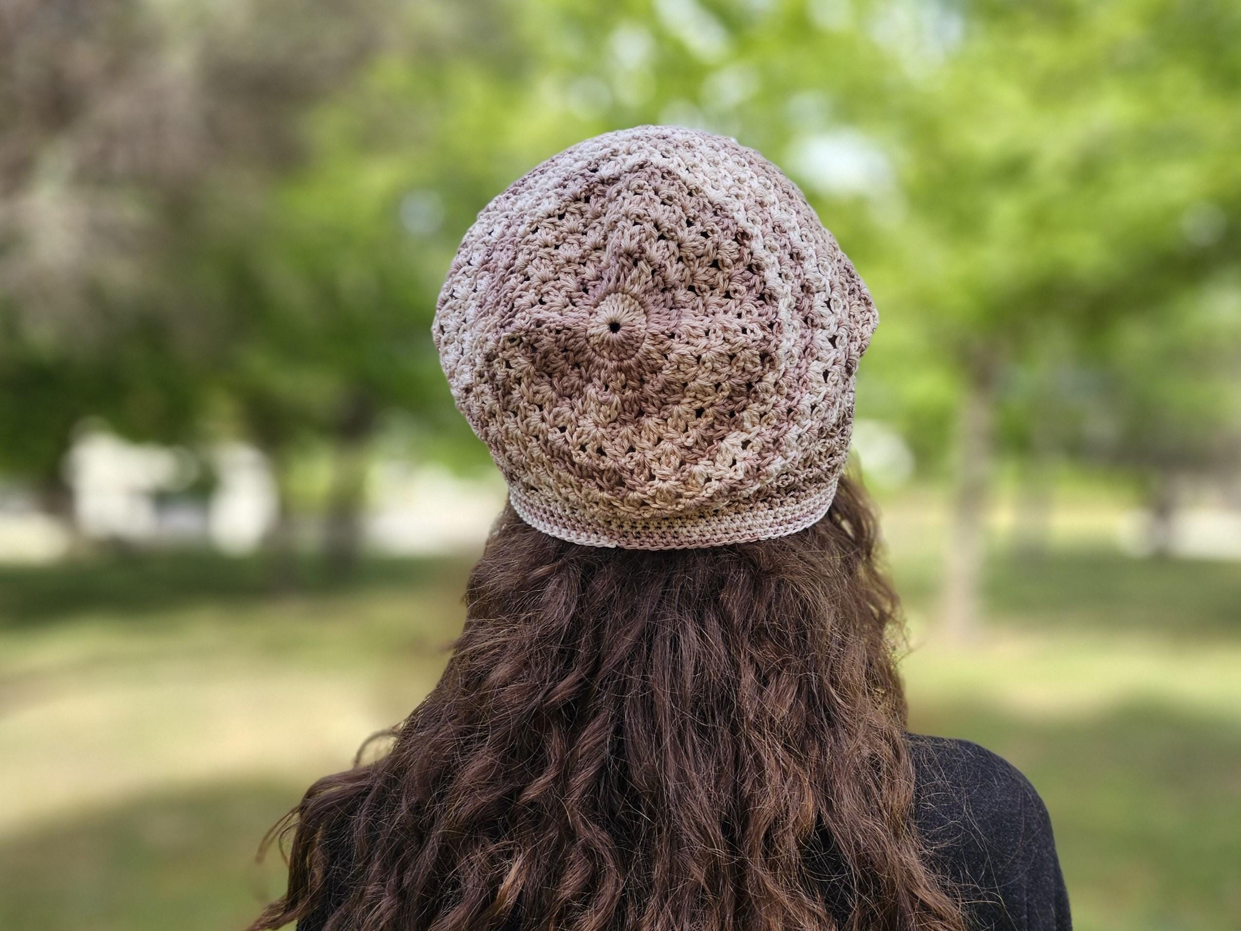 Chemo Headwear for Small Heads, 100% Cotton Crochet Beanie 