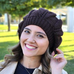 BROWN Winter Knit Hat:  Cold Weather Accessories