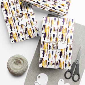 Autumn Hues Gift Wrap, Fall Color Inspired Wrapping Paper, Seasonal Gifts, Rustic Gift Packaging, Thanksgiving |Halloween Wrap