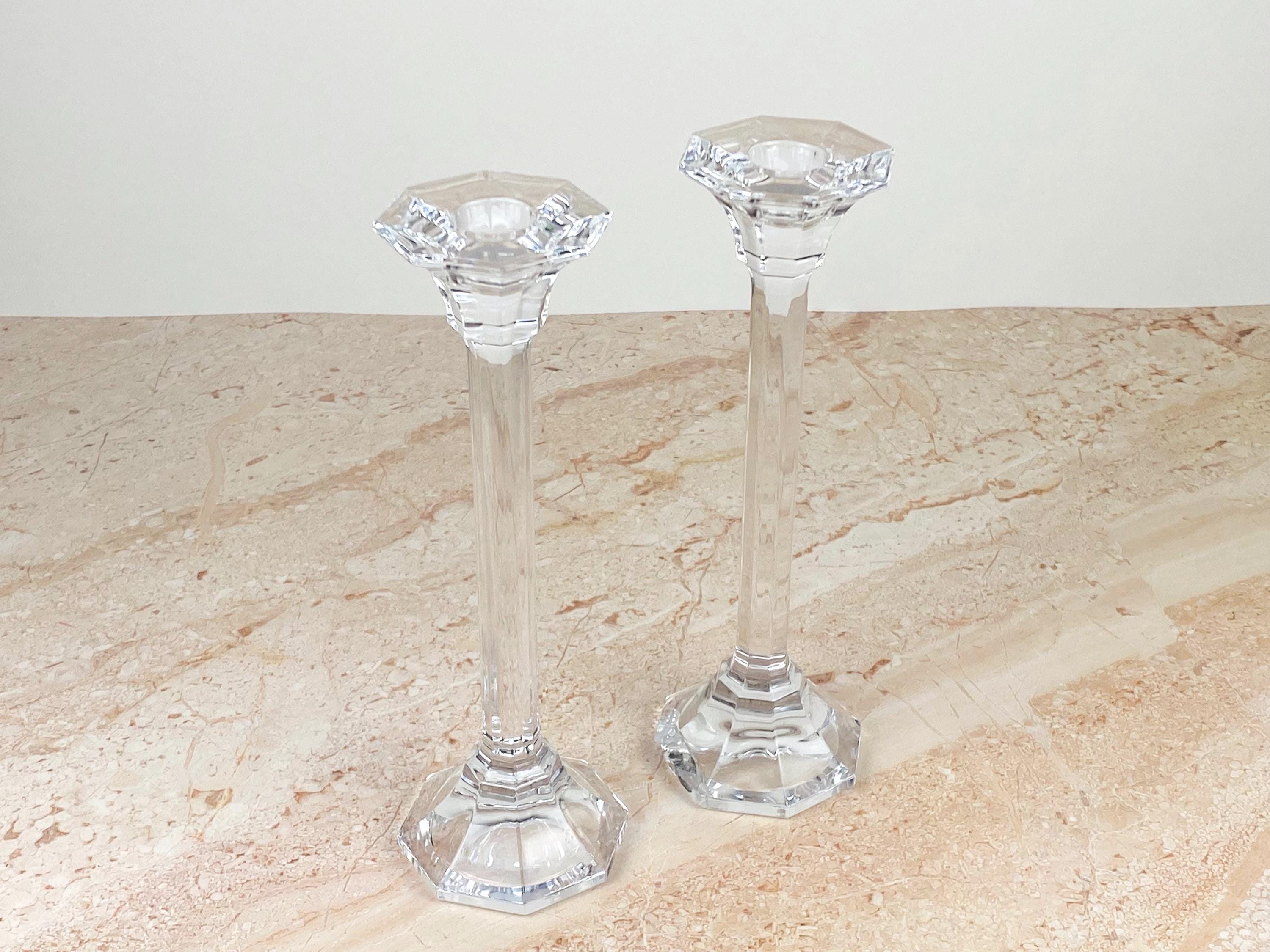 Villeroy and Boch Crystal Candlesticks - Etsy