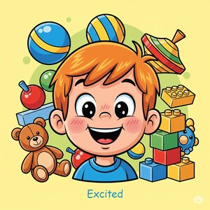 Arte mural de emociones para niños / Cuadro de sentimientos para guardería o aula / Póster de inteligencia emocional / Descarga digital para niños pequeños