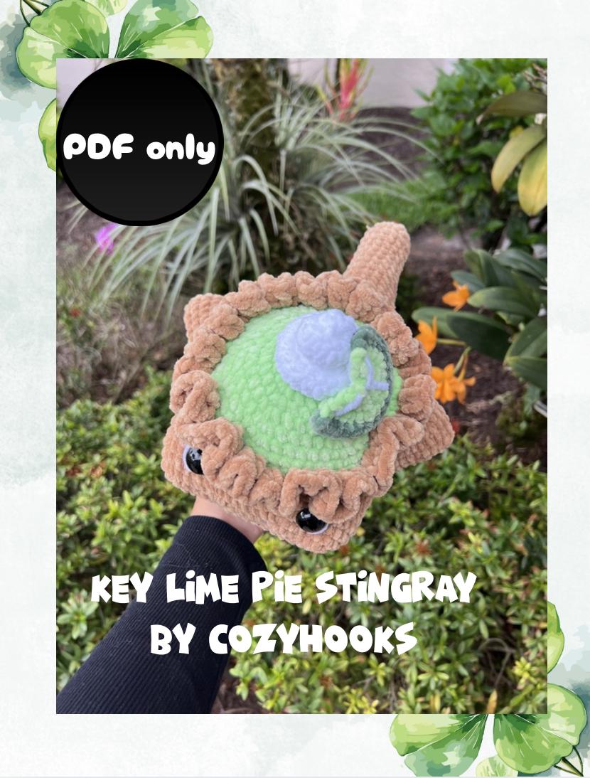 Key Lime Pie Stingray Crochet Pattern