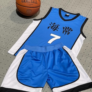 Kuroko Kaijo Kise Jersey Shorts Set Gym Sports basketball Activewear Cosplay Anime Clothes