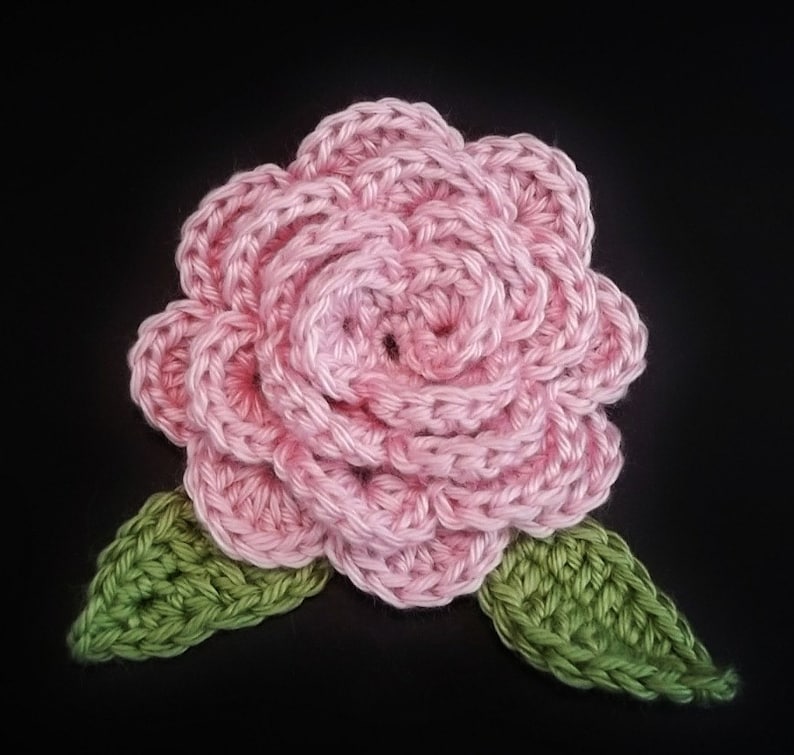 Rosa Feltable Flower A crocheted rose pattern. Instant | Etsy