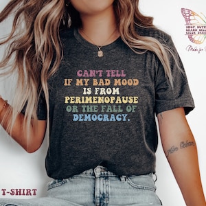 Camiseta &quot;A Queda da Democracia&quot;, &quot;Doação Progressista&quot;, &quot;Camiseta dos Direitos Humanos&quot;, &quot;Direitos das Mulheres&quot;, &quot;Justiça Social&quot;, &quot;Resistência&quot;, &quot;Camiseta Feminista&quot;, &quot;Pro-Mulheres&quot;