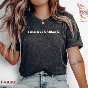 Sensitive Gangsta Shirt, island quote, huda and nic, sensitive gangster, amaya core, huda quote meme, amaya papaya quote, mamacita tee, huda