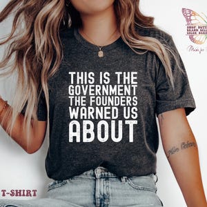 This is the government the founders warned us about shirt, protest, anti trump shirt, anti maga shirt, no kings in america, patriotic 50501