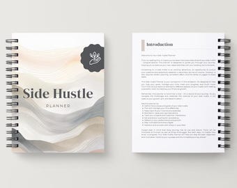 Side Hustle Planner, Digital Planner, Productivity Planner, Business Planner, Entrepreneur Planner, Goal Setting, Business Planner,