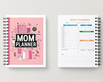 Mama Digitaler Planer, Wöchentlicher Mama Veranstalter, PDF-Planer, Produktivitätsplaner, Herunterladbar, Beschäftigte Mama, Planergeschenk, druckbare Mamaplaner,