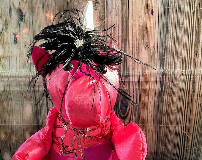 Stuffed Unicorn - Memory Bear - Dance Costume Memories