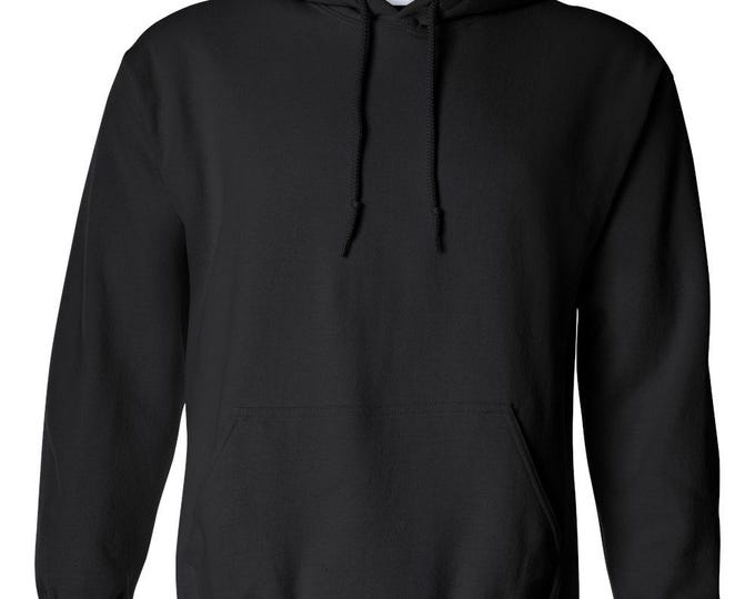 Black Gildan Hooded Sweatshirt