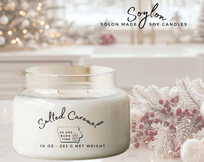 Salted Caramel Soy Candle