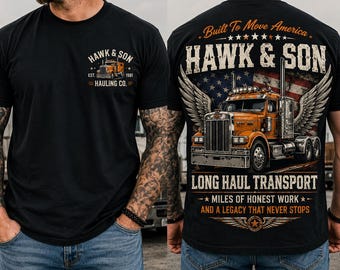 Over The Top Trucker Shirt, Hawk and Son shirt,Vintage Arm Wrestling Movie Tshirt, Classic 80s, Gift For Truck Driver,Dad Gift