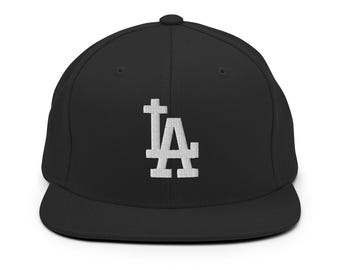 LA Cross Snapback Hat – Streetwear Baseball Cap – Adjustable Urban Hat