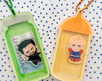 The Boys / Homelander e William (Billy) Butcher Shaker in acrilico 4” /