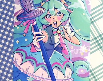 Hatsune Miku Magical Girl - Stampa artistica / Vocaloid