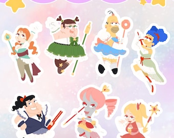 Llaveros acrílicos de chicas mágicas de dibujos animados para adultos <3 de 8,9 cm / Comedias de situación / Divertidos / Anime