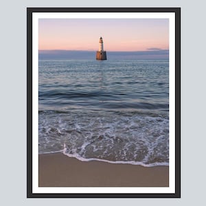 Golden Hour Lighthouse, Photo Print, Rattray Head, Scotland, Coastal, Landscape Photography, Wall Art, Home Decor, Scottish Gift