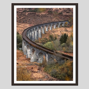 Glenfinnan Viaduct, Photo Print, Scotland, Scottish Highlands, Landscape Photography, Wall Art, Home Decor, Scottish Gift