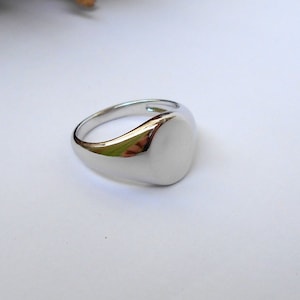Women Signet Ring, Women Pinky Ring, Men Signet Ring, Silver Signet Ring, Signet Ring, Pinky Signet Ring, Pinky Ring Men, Silver Seal Ring
