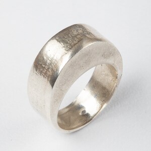 Silver Statement Ring, Boho Ring, Unique Silver Ring, Sterling Silver Ring, Oval Ring, Geometric Silver Ring, Bohemian Ring For Woman, Wide