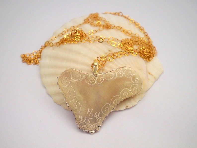 Sterling Silver Resin Necklace Boho Necklace Unique Gold Necklace Red Necklace Heart Necklace Unique Pendant Necklace Women