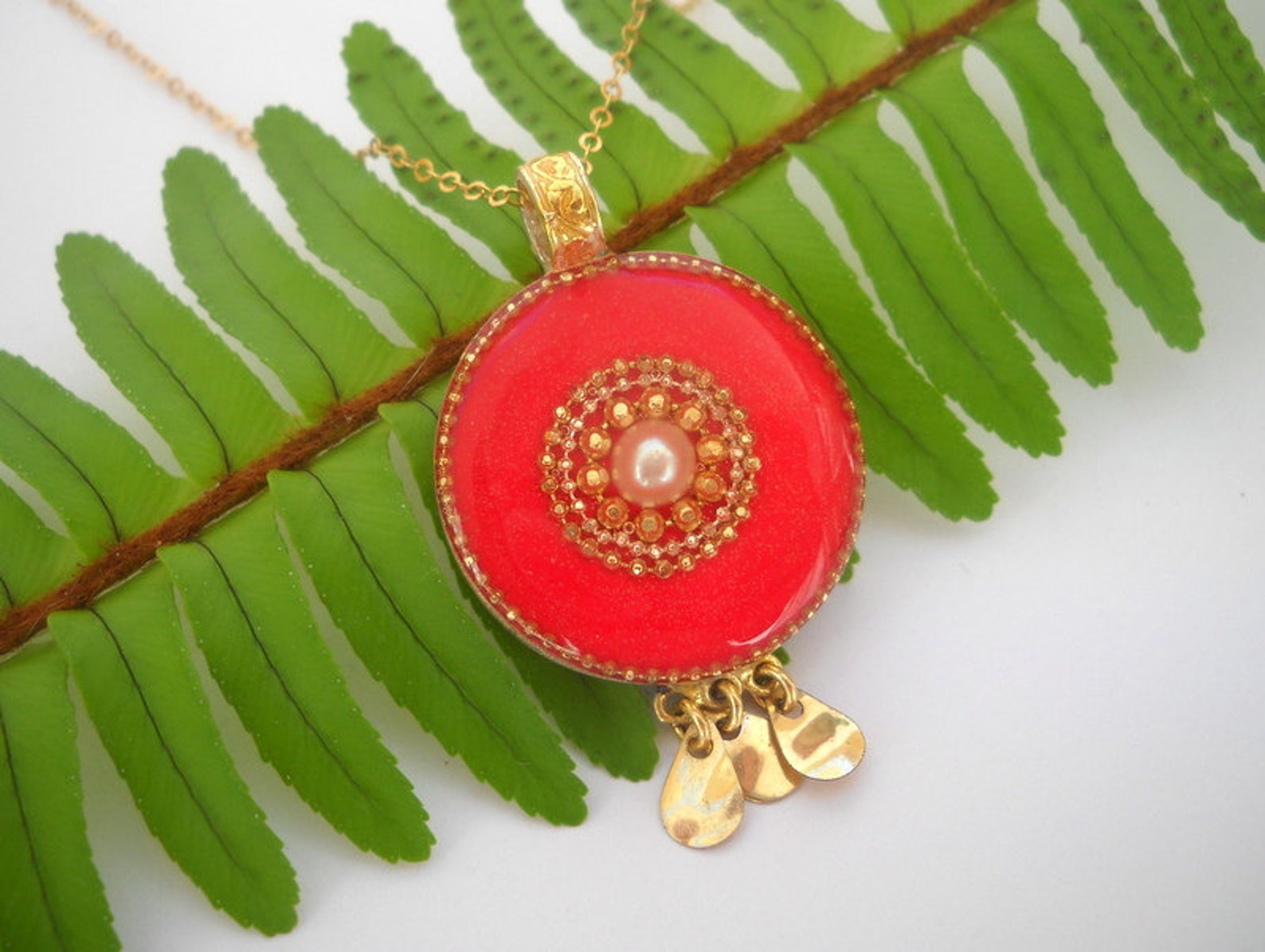 Boho Chic Red Necklace main image 1